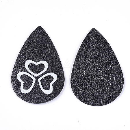 PU Leather Big Pendants LS-FIND-S311-007A-B-1