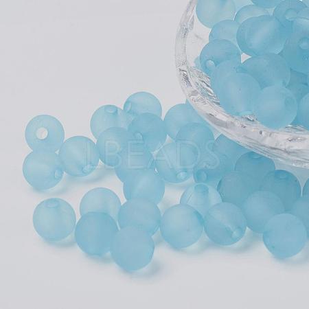 Transparent Acrylic Beads X-PL704-C40-1
