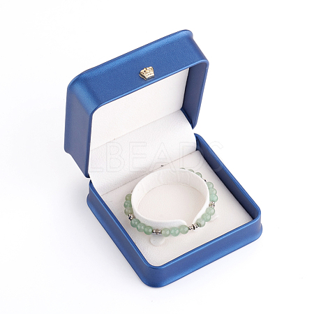 PU Leather Bracelet Bangle Gift Boxes LBOX-L005-G02-1