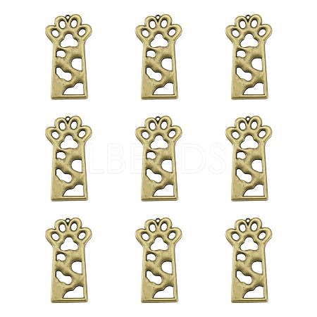 Open Back Bezel Pendants X-PALLOY-TAC0010-08AB-1