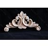 Rubber Wood Carved Onlay Applique AJEW-L080-03-1