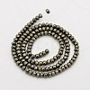 Rondelle Non-magnetic Synthetic Hematite Beads Strands G-D617-21A-2