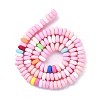 Handmade Polymer Clay Beads Strands X-CLAY-N008-008N-4