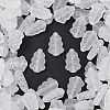 Frosted Transparent Acrylic Beads X1-OACR-P029-04B-01-1