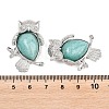Natural Amazonite Pendants G-A315-03H-P-3