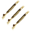 Gorgecraft 3 Pcs Wood Chew Sticks Cat Teeth Cleaning Chew Toy AJEW-GF0003-48-1