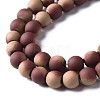 Spray Painted Non-magnetic Synthetic Hematite Beads Strands G-N337-01D-3