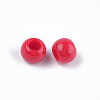 Acrylic European Beads MACR-T023-08-2