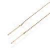 Brass Stud Earring Findings KK-I645-03G-3