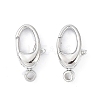 Anti-Tarnish Rhodium Plated 925 Sterling Silver Swivel Clasps STER-K173-23P-3