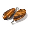 Natural Tiger Eye Pendants GG-CBACB71-02P-04-2