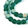 Frosted Transparent Glass Beads Strands LS-GLAA-T032-T6mm-MBB21-3