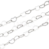 304 Stainless Steel Heart Link Chains CHS-C013-04P-01-1