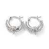 Chunky Small Huggie Hoop Earrings for Women X-EJEW-C002-24P-RS-1