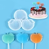Apple Shape Food Grade Silicone Lollipop Molds DIY-D069-01-1
