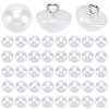 50Pcs 1-Hole Brass ABS Plastic Imitation Pearl Shank Buttons KY-CY0001-17-7