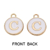 Golden Plated Alloy Charms ENAM-SZ0001-25A-C-2