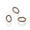 Iron Open Jump Rings IFIN-WH0051-74A-AB-2