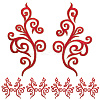 Ethnic Style Flower Pattern Computerized Embroidery Appliques LS-PATC-WH20017-21A-6