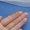 316 Surgical Stainless Steel Clear Cubic Zirconia Threadless Labret Stud WG700A9-23-1
