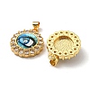 Real 18K Gold Plated Brass Pendants KK-L209-008G-03-2