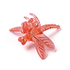 Transparent Plastic Claw Hair Clips OHAR-WH0016-13-3
