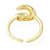 Rack Plating Brass Open Cuff Rings RJEW-S394-01G-C-3