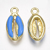 Alloy Enamel Pendants PALLOY-T065-27A-2