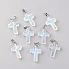 Synthetic Opalite Pendants G-J354-10-1
