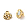 Alloy Rhinestone Magnetic Clasps with Loops RB-H116-2-M-4