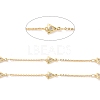 Clear Cubic Zirconia Triangle Link Chains CHC-G016-05G-2