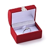 Lady Bag with Bear Shape Velvet Jewelry Boxes VBOX-L002-E02-4