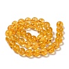 Natural Citrine Beads Strands LS-G-E326-10mm-01-2