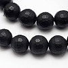 Natural Black Onyx Beads Strands G-D710-10mm-06-1