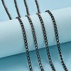 Iron Twisted Chains Curb Chains CHS007Y-B-5