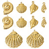 10Pcs 5 Styles 304 Stainless Steel Pendants STAS-TA0003-11-3