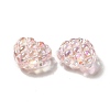 Transparent Acrylic Waffle Beads OACR-E016-01B-3