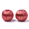 Handmade Raffia Woven Beads WOVE-Q077-20A-02-1