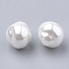 Eco-Friendly Plastic Imitation Pearl Beads X-MACR-T013-13-2