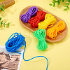 30M 6 Colors Hollow Pipe PVC Tubular Synthetic Rubber Cord RCOR-TA0001-15-5