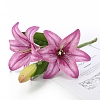 Imitation Leather Artificial Lily PW-WGFA2FB-06-1