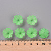 Transparent Frosted Acrylic Bead Caps MACR-S371-04A-733-4