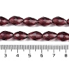 Transparent Glass Beads Strands LS-EGLA-N013-T8mm-D03-4