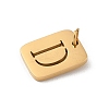 304 Stainless Steel Charms STAS-R001-01G-D-2