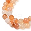 Natural Red Agate Beads Strands G-A248-A06-03-4