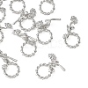 SHEGRACE Brass Toggle Clasps XGRQ5S100-850-P-1