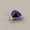 Faceted Glass Pendants GLAA-WH0030-13P-09-2