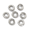 Tarnish Resistant 304 Stainless Steel Open Jump Rings STAS-E067-07-4mm-1