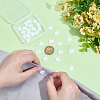 60Pcs Acrylic Buttons BUTT-PH0001-59C-01-3