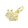 Brass Micro Pave Cubic Zirconia Pendants KK-H475-26A-02G-2